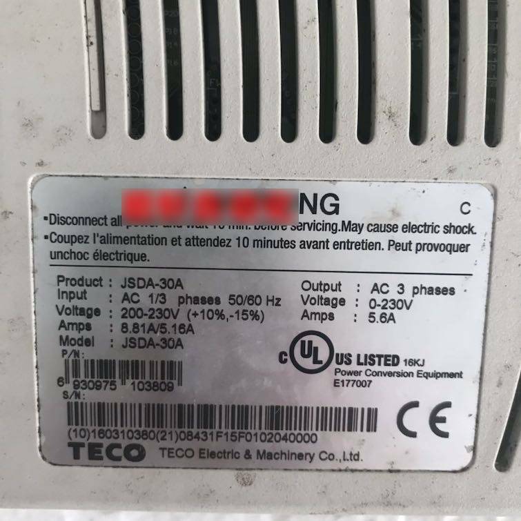 1PCS TECO Servo Drive JSDA-30A