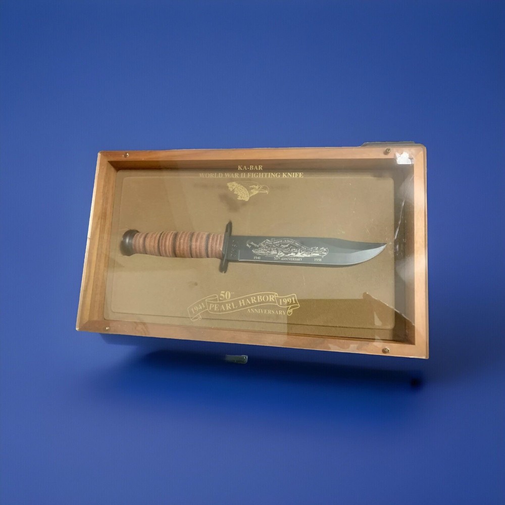 KA-BAR Commemorative Knife 50th Anniversary Pearl Harbor  1941-1991