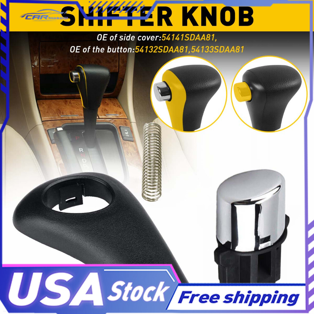 Button Knob Side Plate Waterproof For Honda Accord Shifter 2003-2005 Handle