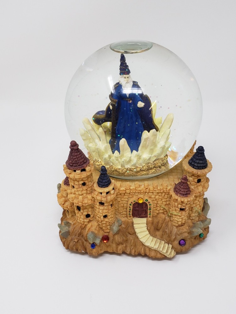 Wizard Musical Glitter Water Globe - Extra Large - Plays Toyland