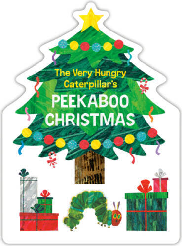 Hungry Caterpillar Peekaboo Christmas Eric Carle Board Book