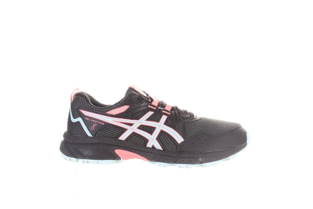 ASICS Womens Gel Venture 8 Black Running Shoes Size 9 (7787807)