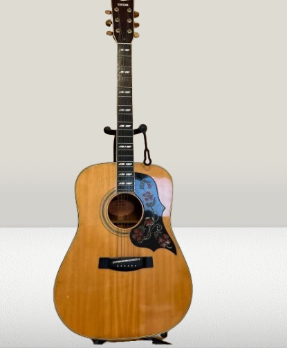 1978 Yamaha FG-401WB Acoustic Guitar Low Action with Case Japan Vintage