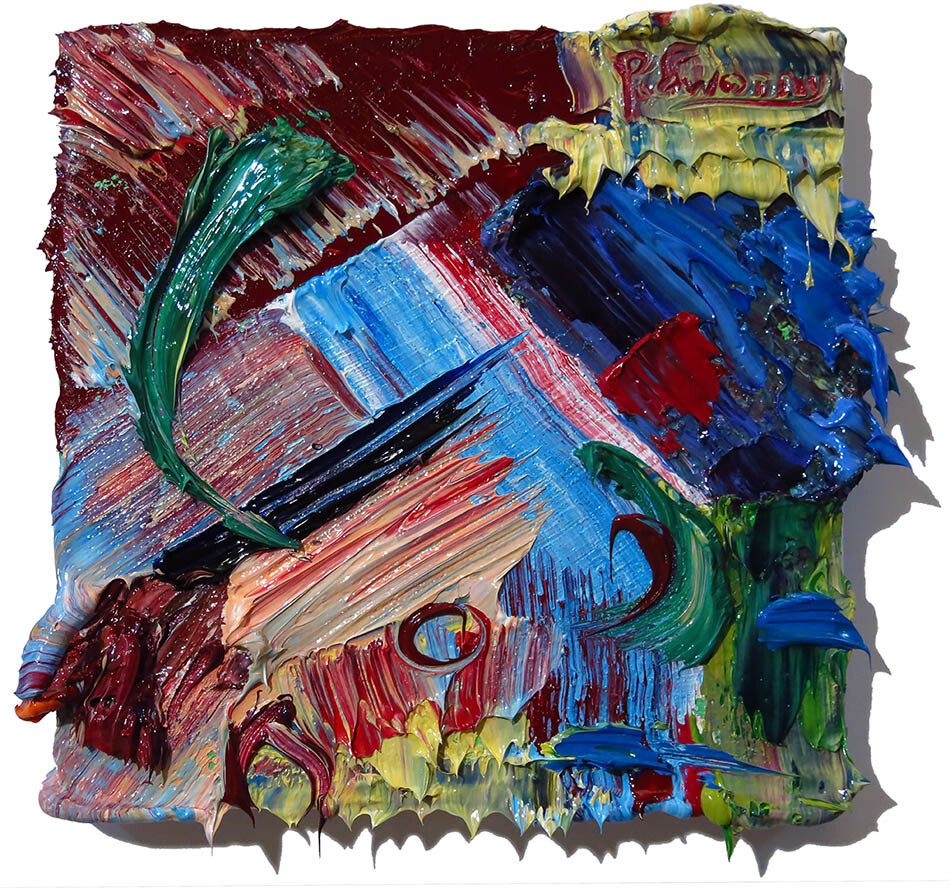 ORIGINAL OIL█PAINTING█VINTAGE ART█SIGNED '24 IMPRESSIONISM POP█ABSTRACT NATURE A