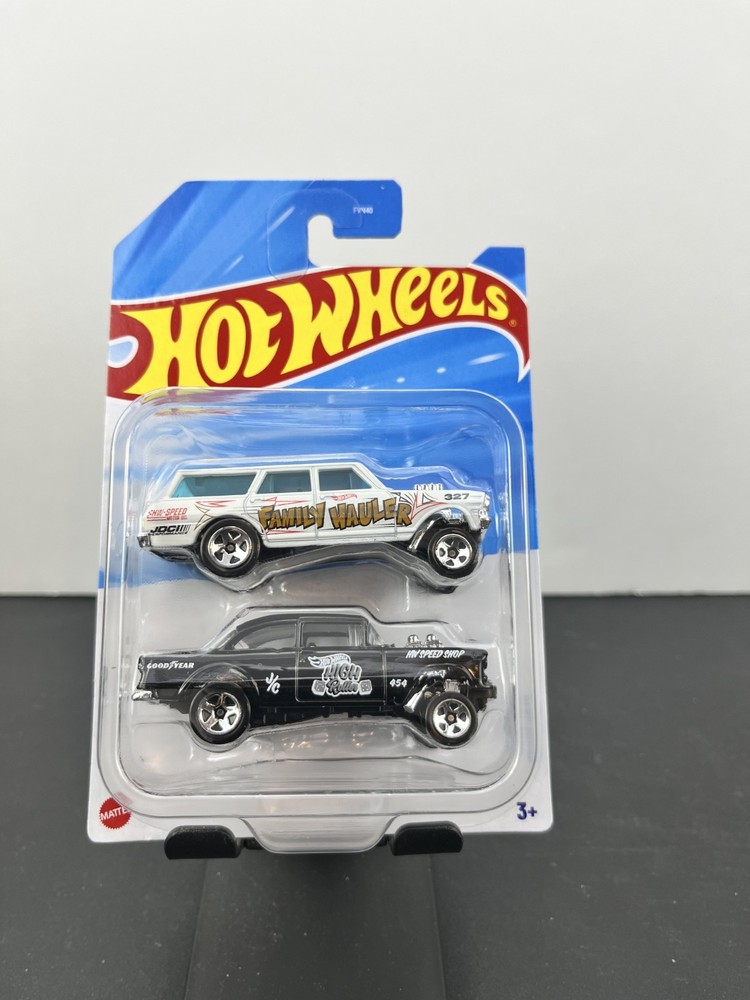 Hot Wheels 2025 Mainline 2pk Gassers '64 Nova Gasser & Bel Air Gasser
