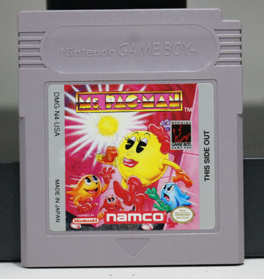 Ms. Pac-Man Nintendo Game Boy  Authentic Cleaned- Tested, working DMG
