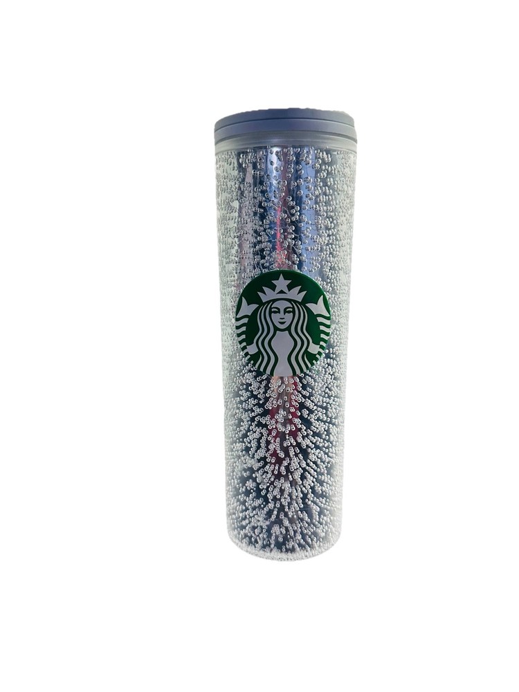 Starbucks 2020 Holiday Silver Bubbles 16oz Hot Tumbler NEW