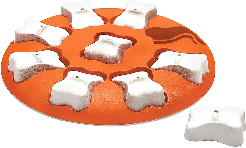 Puzzle Dog Toy Nina Ottosson Dog Smart Orange Interactive Treat Puzzle Dog Toy