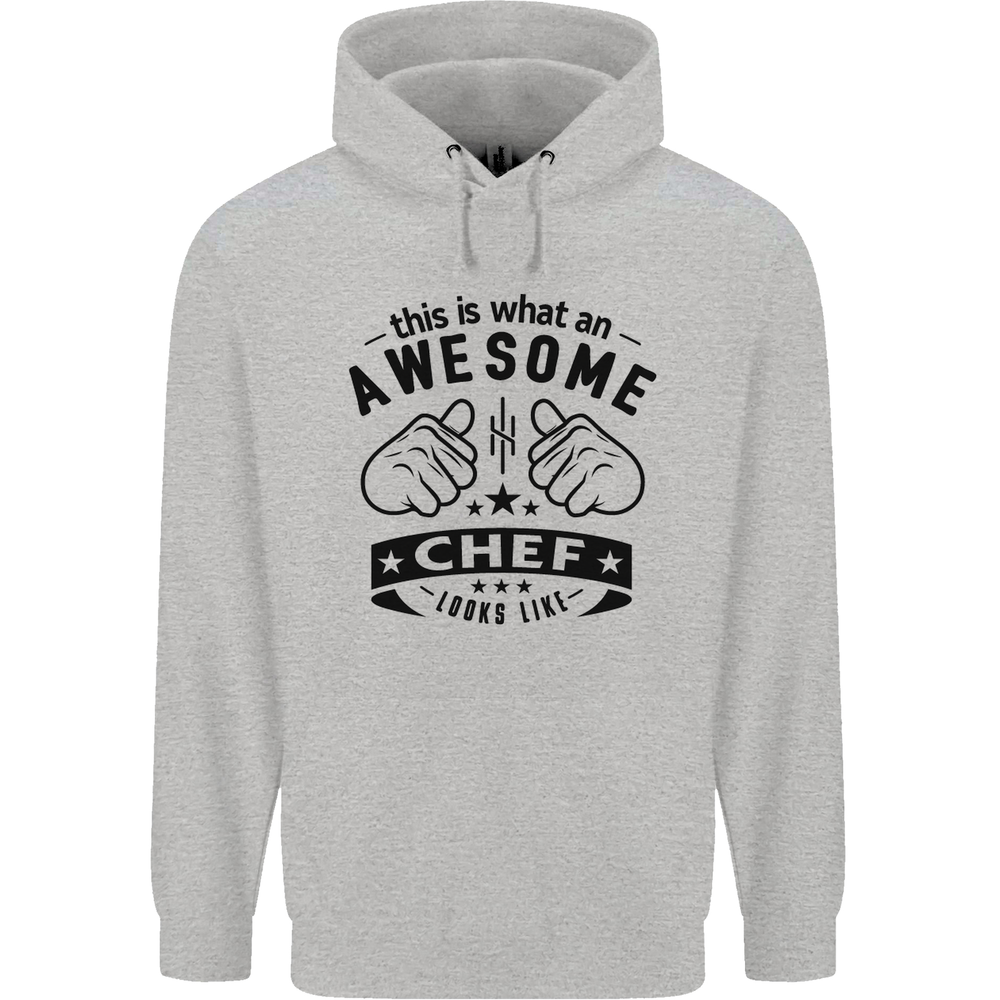 Awesome Chef Looks Like Funny Cooking Mens 80% Cotton Hoodie