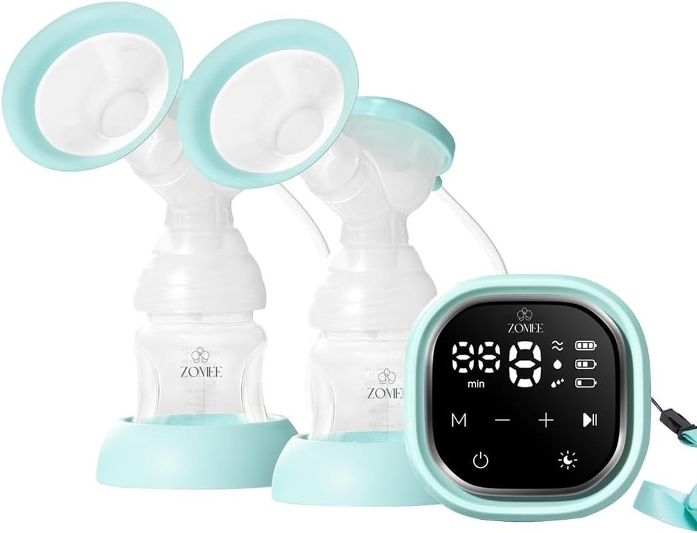 HOT DEAL! Zomee Z2 Electric Breast Pump+Hands-Free Collection Cups+Storage Bags