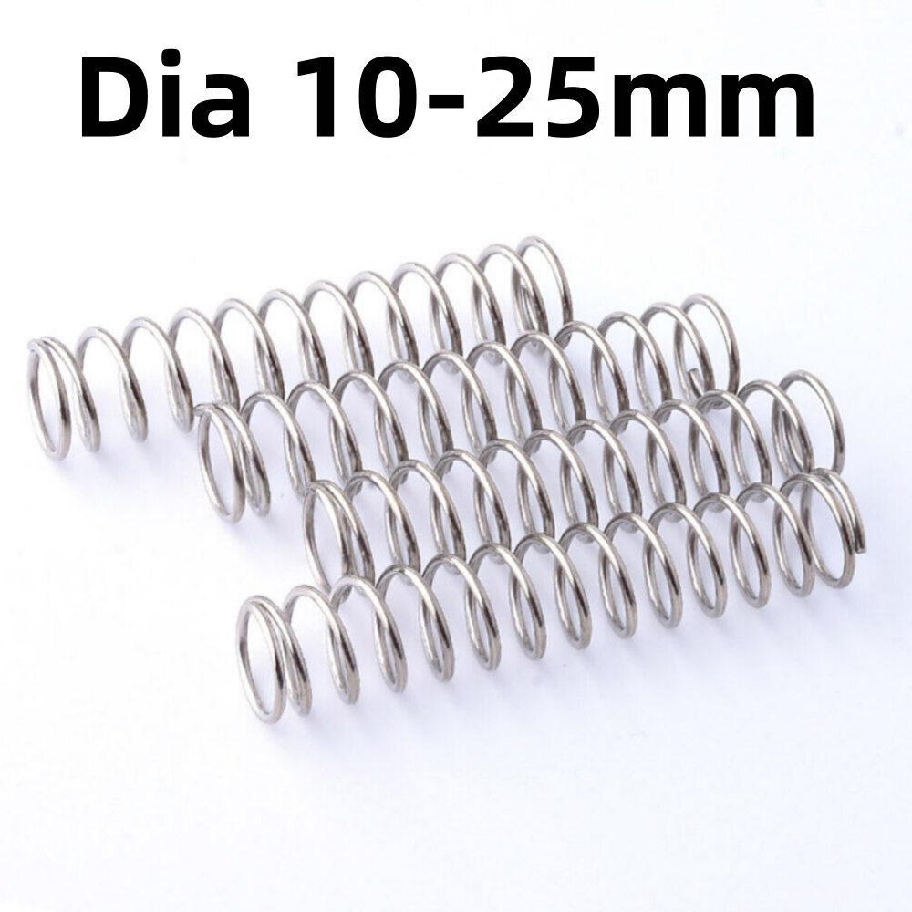 10-200mm 1.6mm Stainless Steel Compression Springs 10--25mm Length