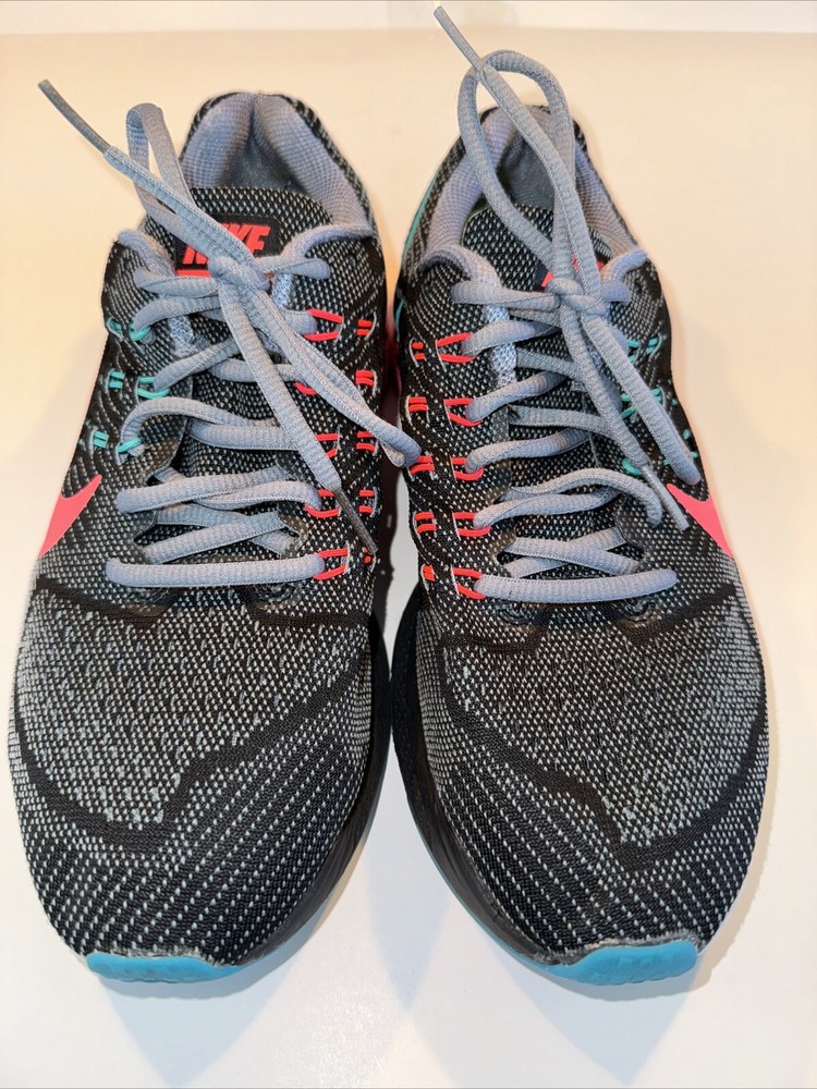 Size 9 - Nike Air Zoom Structure 18 Black Hyper Punch Turquoise Size 9 683737–00