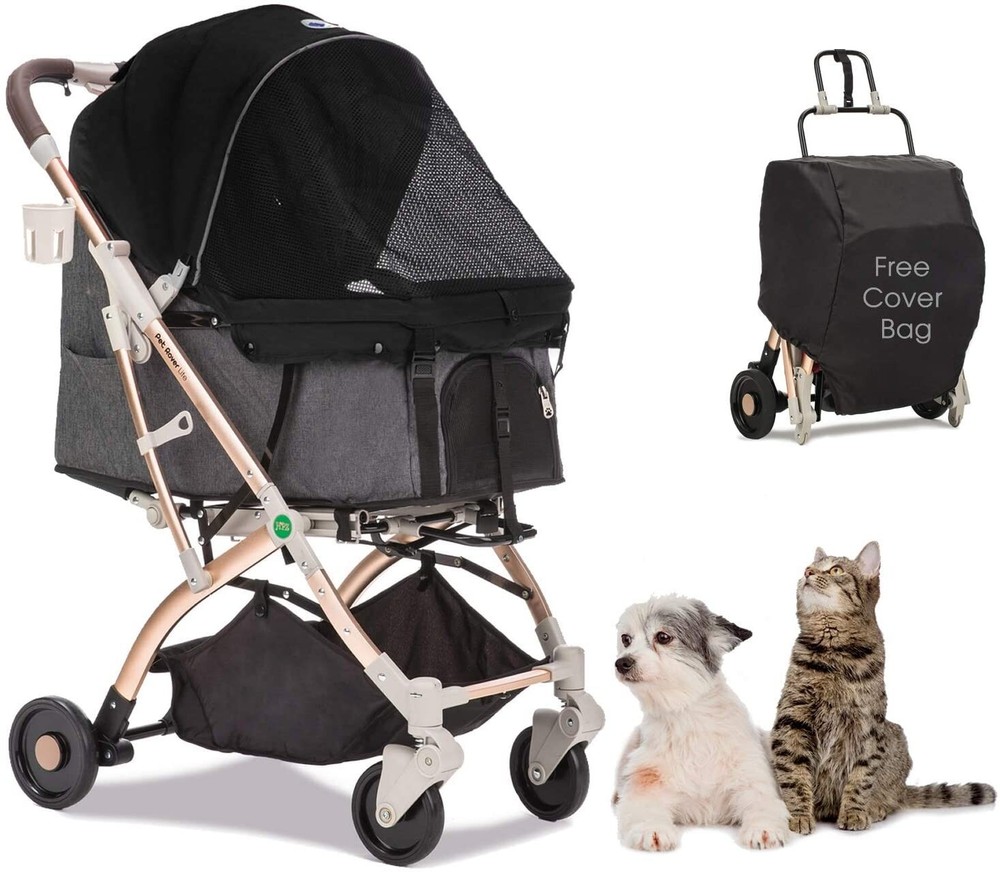 HPZ PET ROVER LITE Premium Light Travel Pet Stroller For Dogs & Cat*REFURBISHED