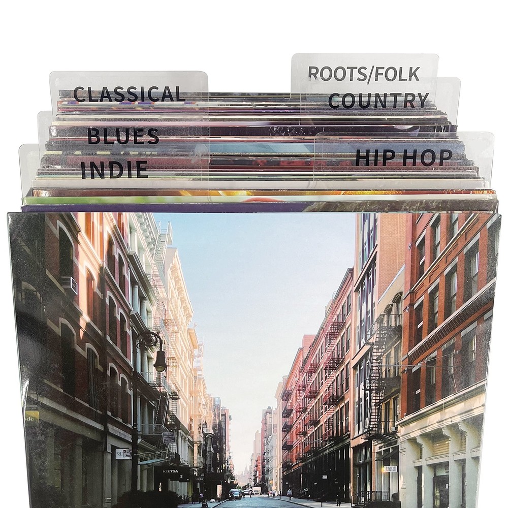 Acrylic Vinyl Record Dividers - DIY Record dividers - Record Dividers A-Z Gen...
