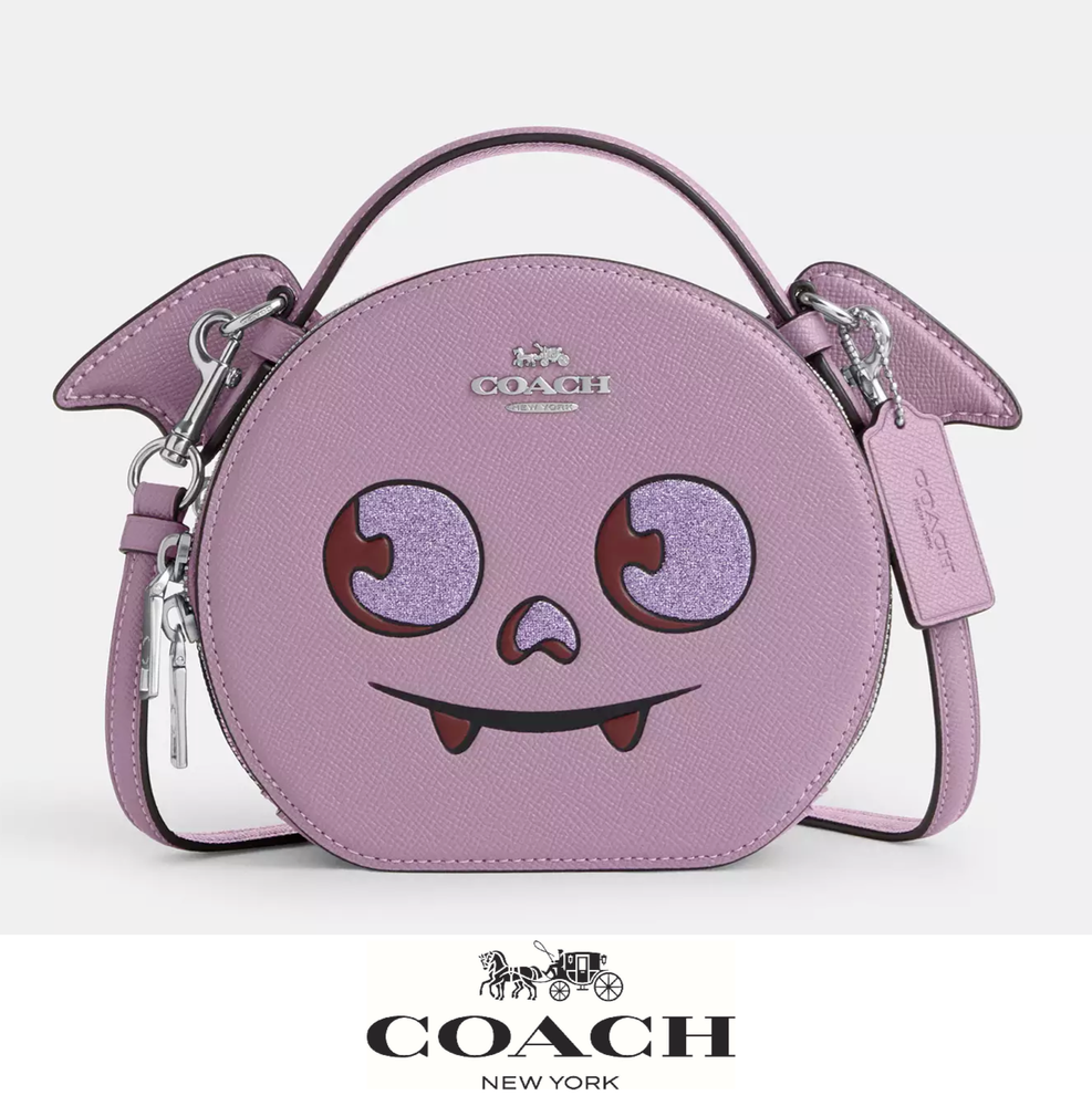 NWT Coach Canteen Crossbody Bag Halloween Bat Design  