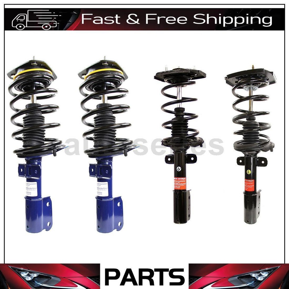 4 Front Complete Loaded Strut Coil Springs For Pontiac Grand Prix 3.8L 2004