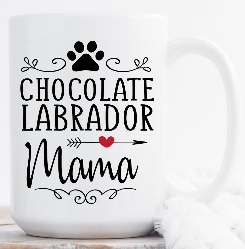 Chocolate Lab Mama Mug - Funny Labrador Lover Gift For Mom