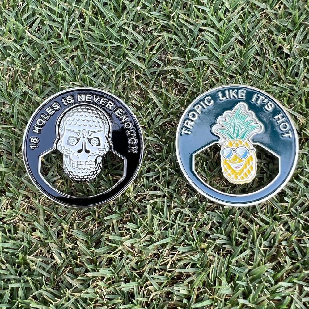 New! E9 Golf 2 in 1 ball mark with Bottle Opener - 2 styles