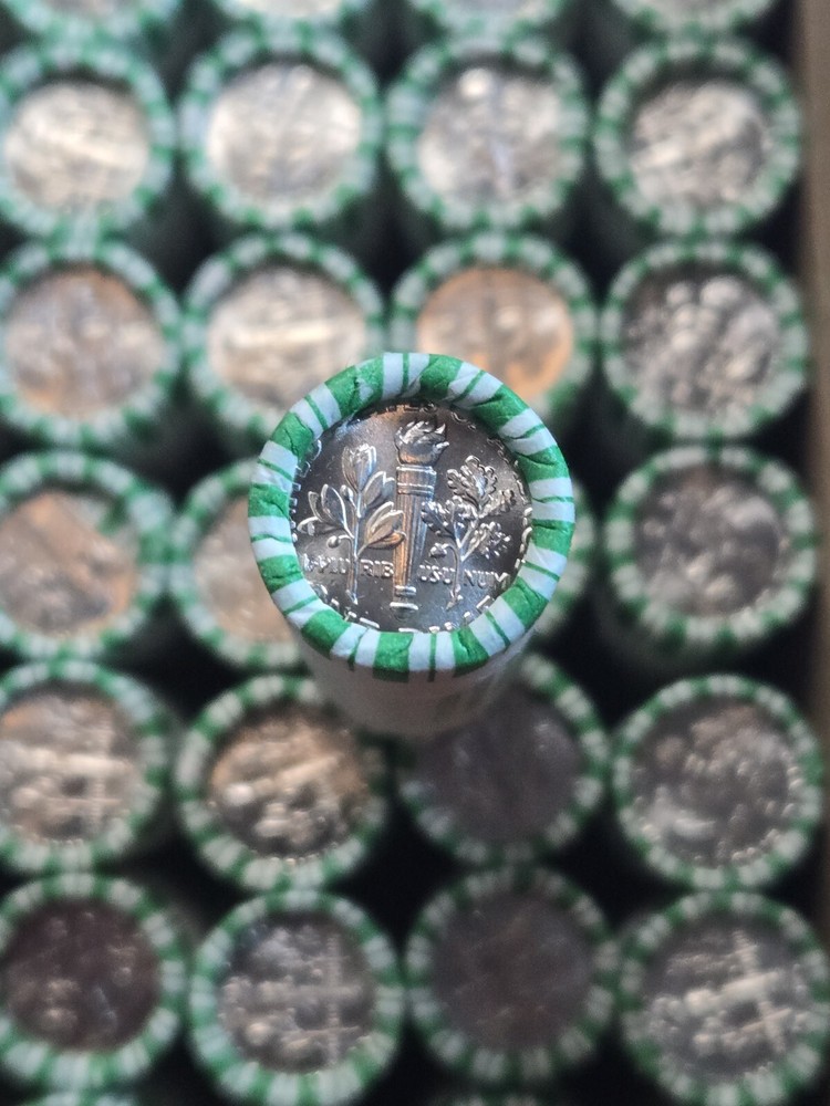 2024 P Roosevelt Dime BU roll of 50 coins.  Tails Enders.   RARE LOW MINTAGE