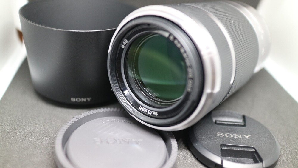 Mint Sony E 55-210mm F4.5-6.3 OSS Silver Lens E-Mount Japan