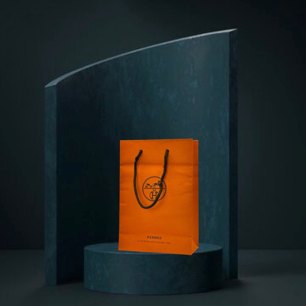 Authentic Hermes Mini Paper Shopping Bag