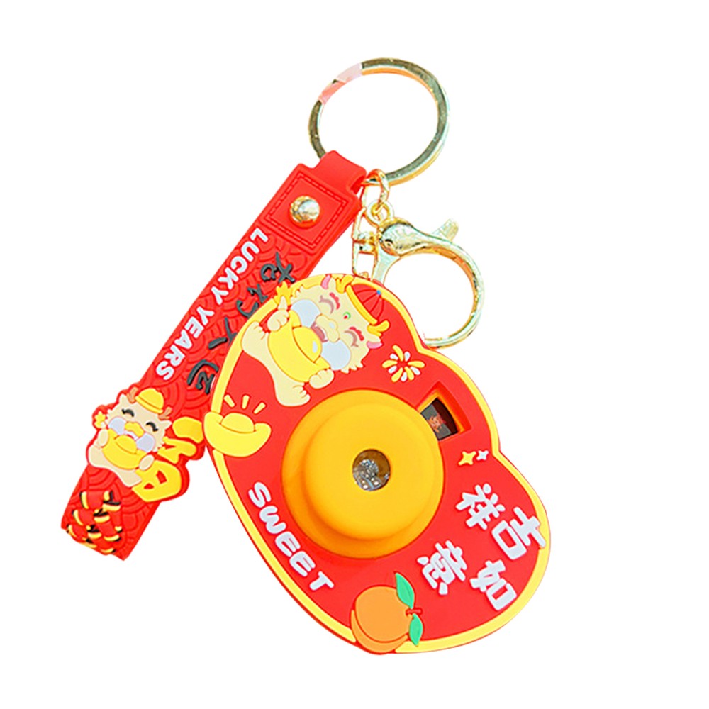 Lucky Dragon Keychain Charm Pendant for Bag Keys Year 2024-image