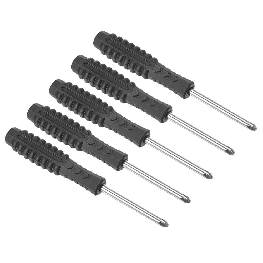 5-Piece Mini Phillips Screwdriver Set with Non-Slip Grip 4mm Cross Head