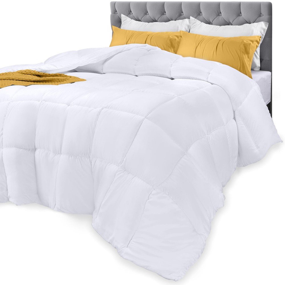 All-Season Full Size Down Alternative Box Stitched Duvet Insert Comforter