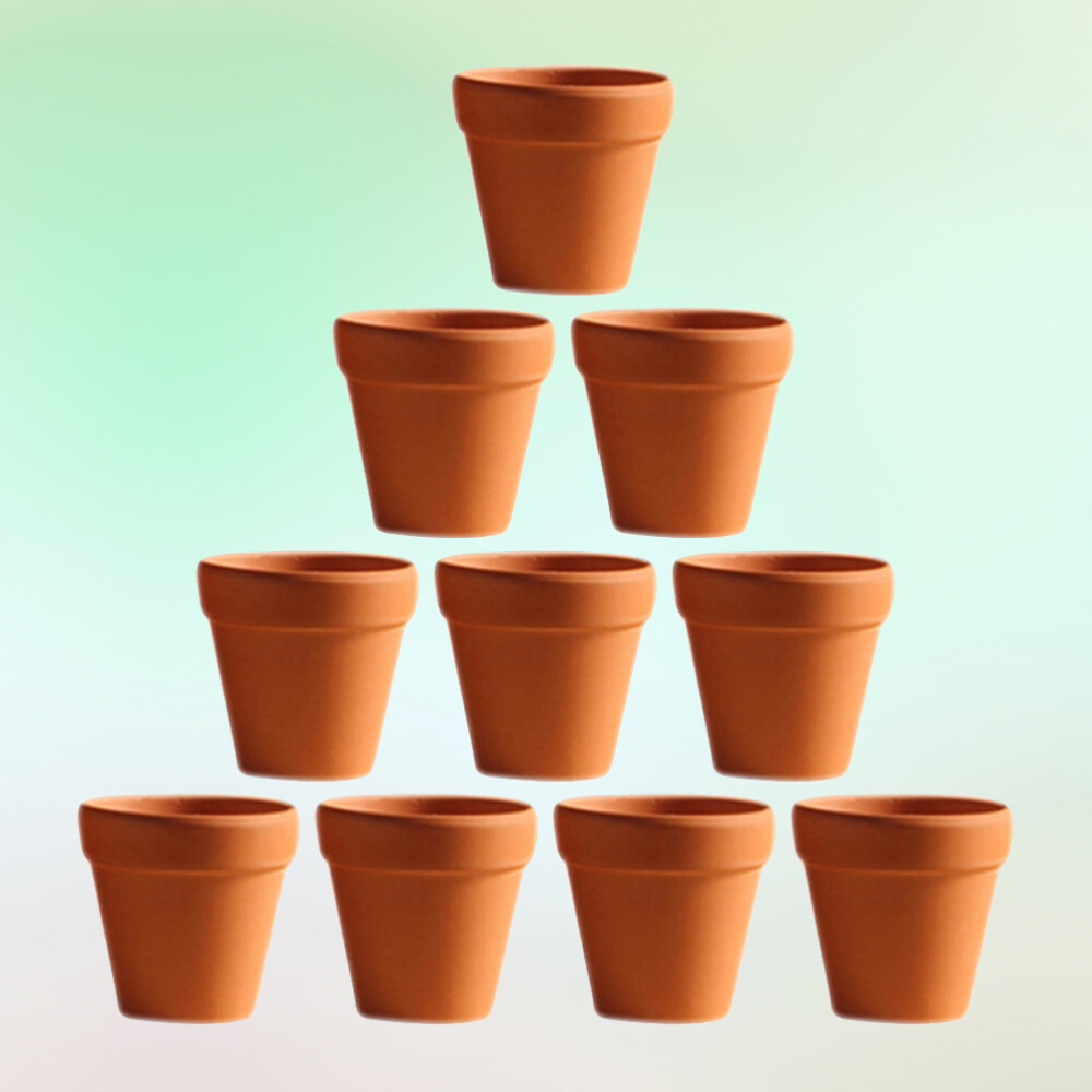 20 Pcs Plant Pots Ceramics Plants Clay for Mini Succulent Garden Nursery