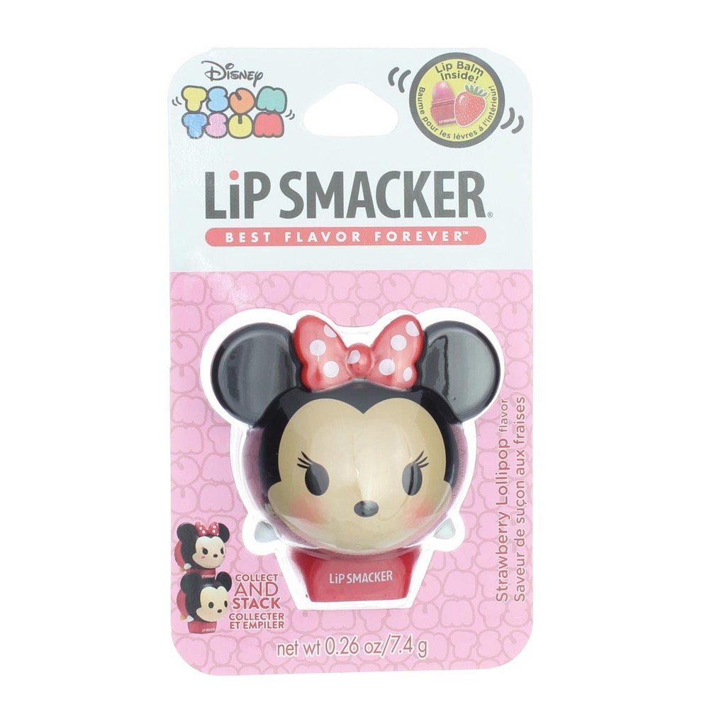 3 Pack Disney Tsum Tsum Minnie Mouse Strawberry Lip Balm