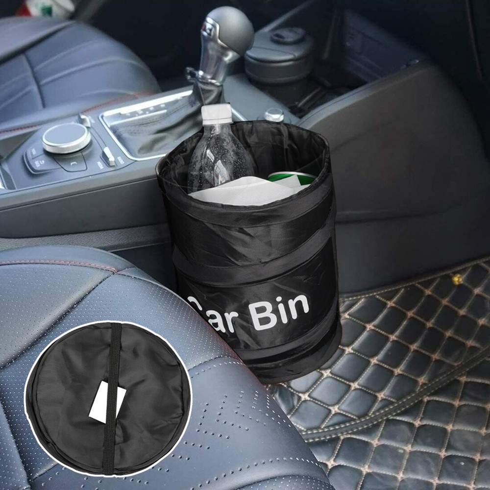 Foldable Leak-Proof Car Trash Can Organizer for Easy Auto Litter Control