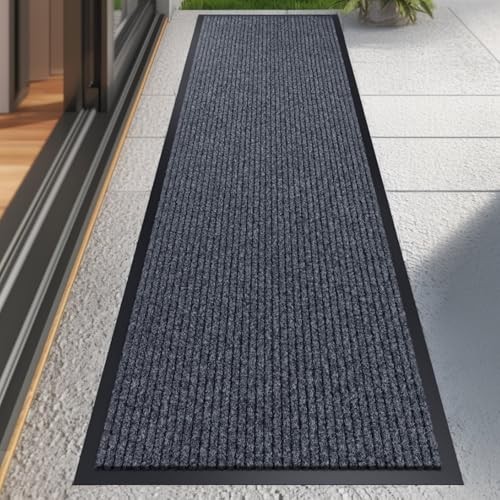 2x6 Heavy Duty Indoor Outdoor Welcome Door Mat for Home Entrance
