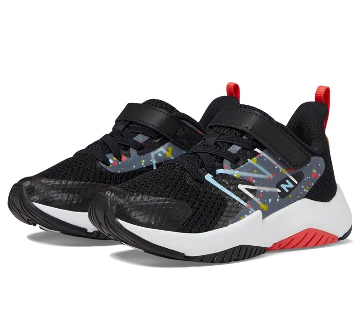 New Balance Kids Rave Run v2 Bungee Lace with Top Strap -Little Kid/Big Kid 12.5