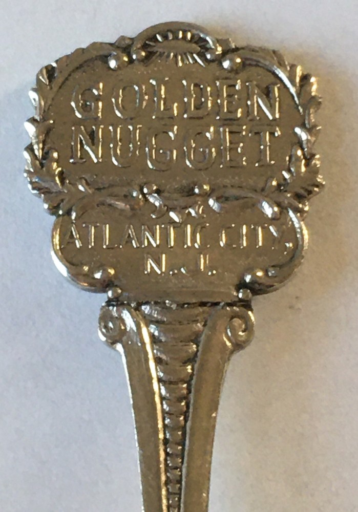 Golden Nugget Atlantic City New Jersey Vintage Souvenir Spoon Collectible