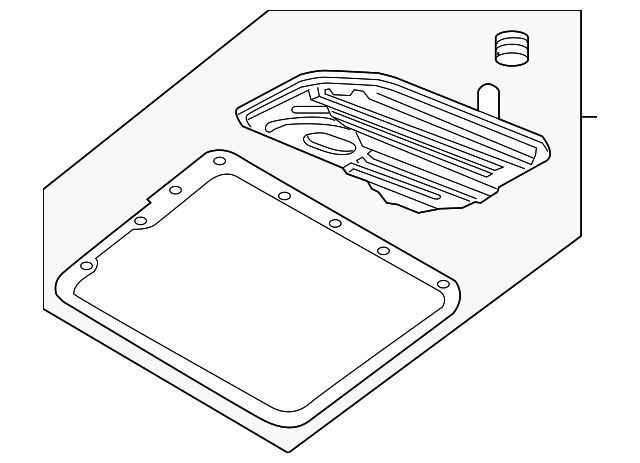 Genuine  Automatic Transmission Fluid Filter Kit with Gasket and Seal 24208576