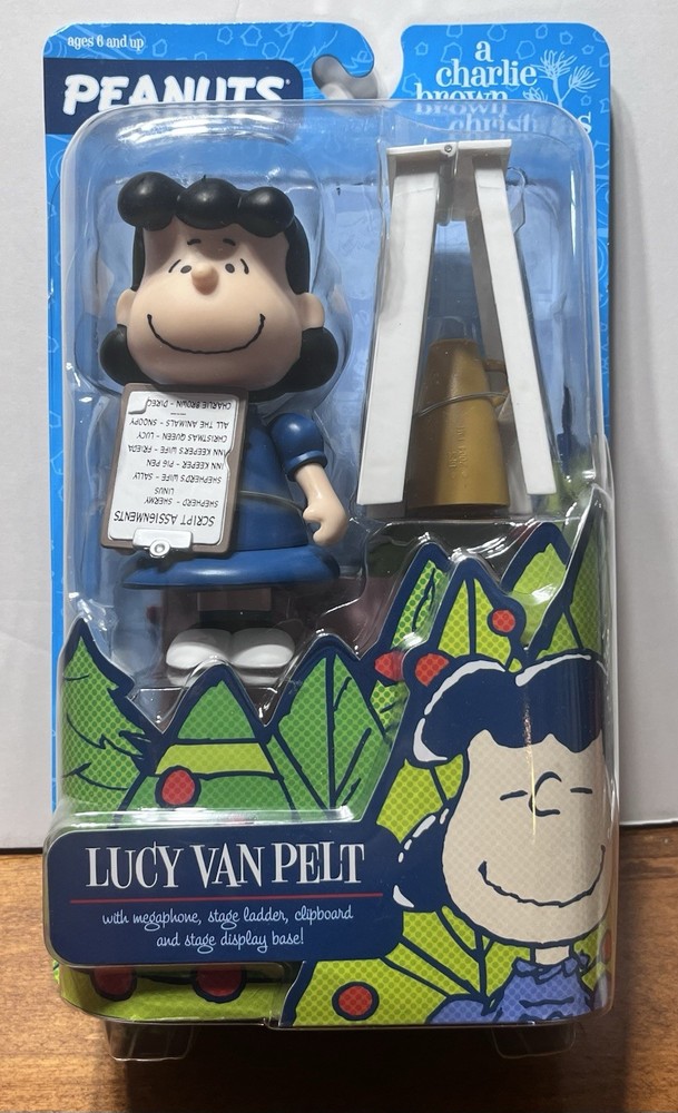 Lucy Van Pelt With Megaphone Forever Figure Charlie Brown Christmas NIB