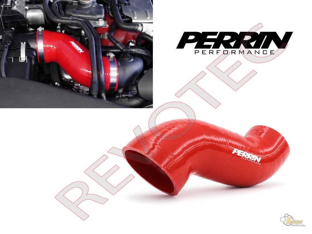 Red Perrin AFTA-MAF Intake Air Box Hose Tube For 2008-2021 STi 2008-2014 WRX