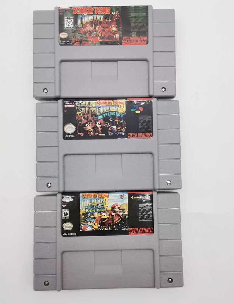 Donkey Kong Country USA Version Cartridge Super Game Nintendo SNES Console New