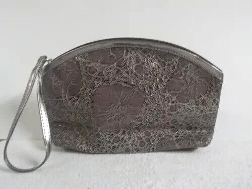 Avon Smooth Minerals Gray Faux Leather Makeup Case Factory Sealed