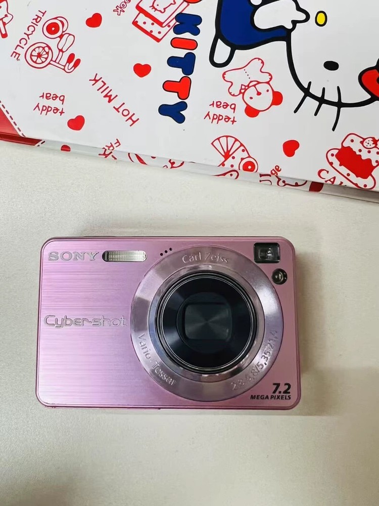 Sony Cyber-shot DSC-W120 7.2MP 4x Optical Zoom Digital Camera English Pink