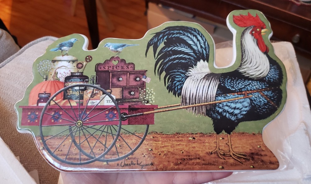 2003 Charles Wysocki Promenade Plate Grade A Good Day New in Box-image