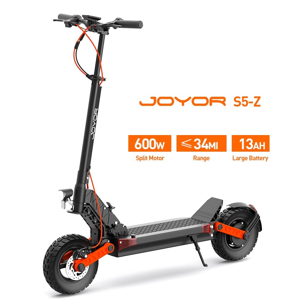 JOYOR S5-Z Foldable Adult Electric Scooter with 600W Motor 34KM Range Off-Road Capable
