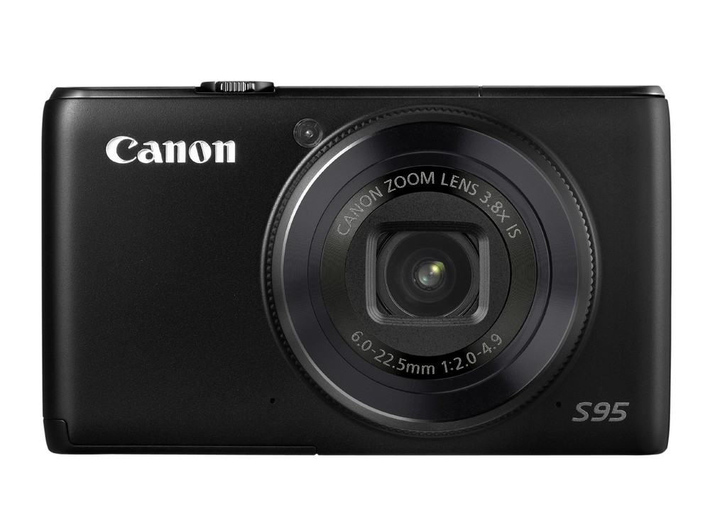 Canon Powershot S95 Digital Camera 10 Megapixel High Sensitivity Black 85% New