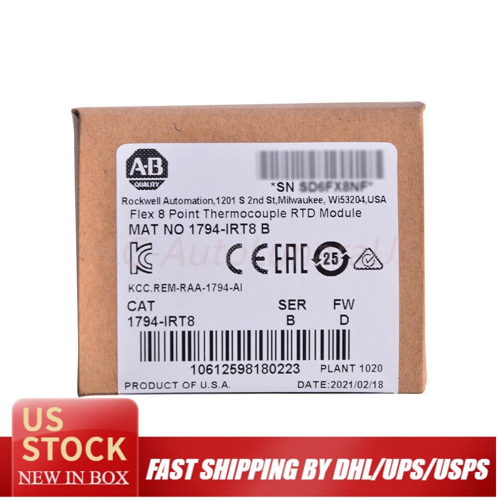 NEW Sealed Allen-Bradley Flex 8 Point Thermocouple RTD Module 1794-IRT8