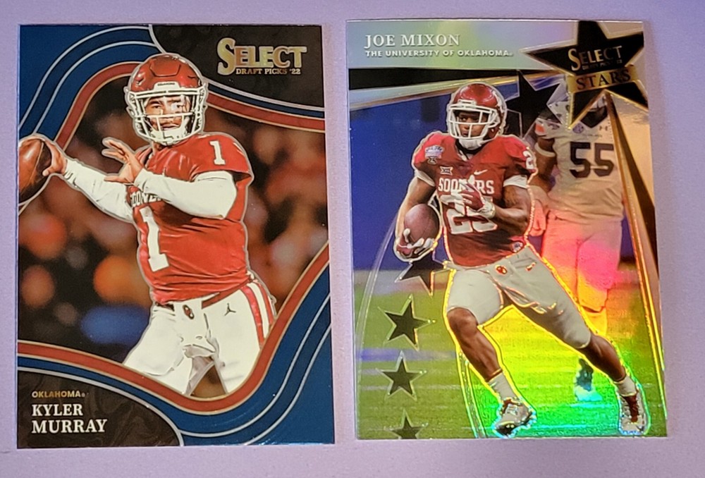Oklahoma Sooners  Panini Select Draft Picks  🏈 Cards (Kyler Murray & Joe Mixon)