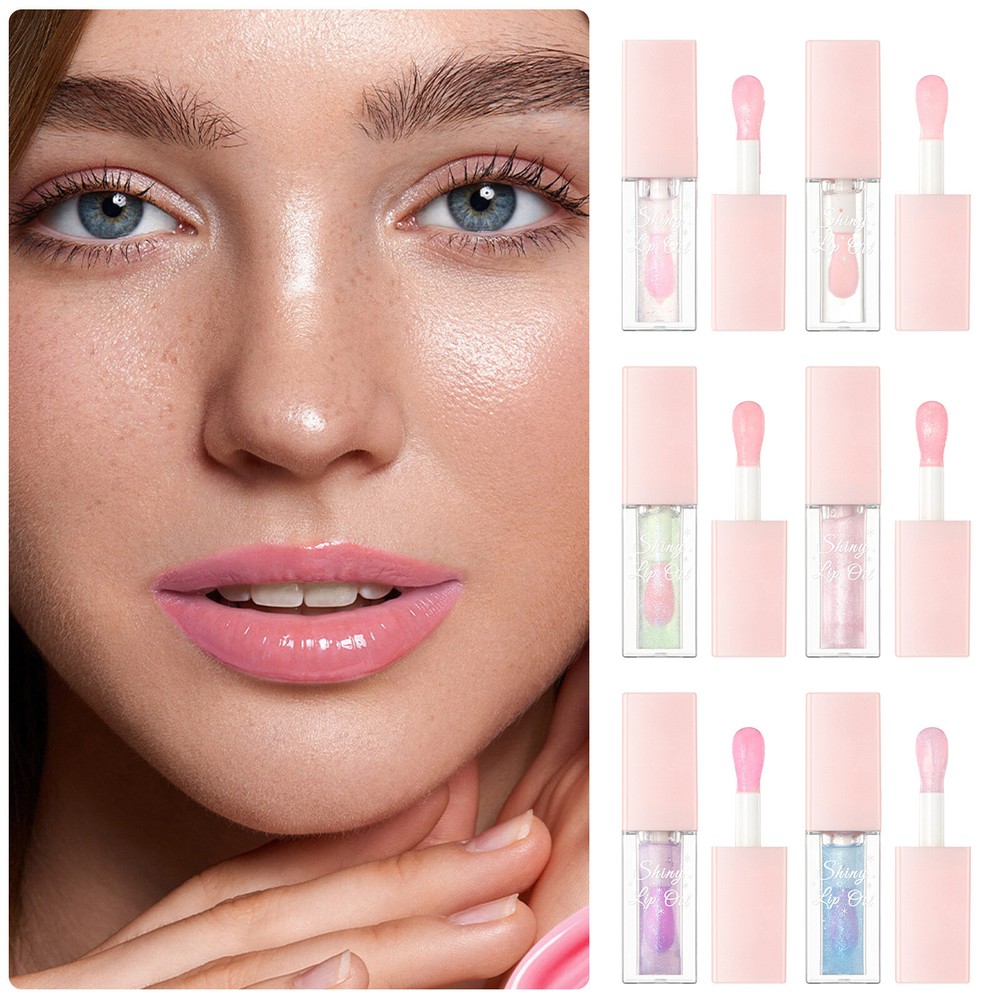 Lip Gloss Color Changing Lip Oil Lip Glow Oil Moisturizing Warm Change Glitter