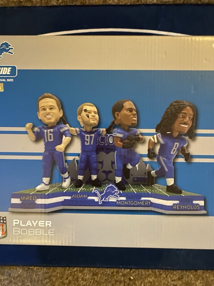Detroit Lions Bobblehead Figure New In Box Collectible