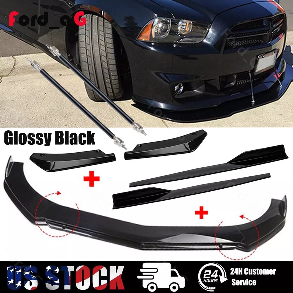 Upgrade Your Dodge Charger RT with Front Lip Spoiler, Side Skirts & Rear Lip Body Enhancement
