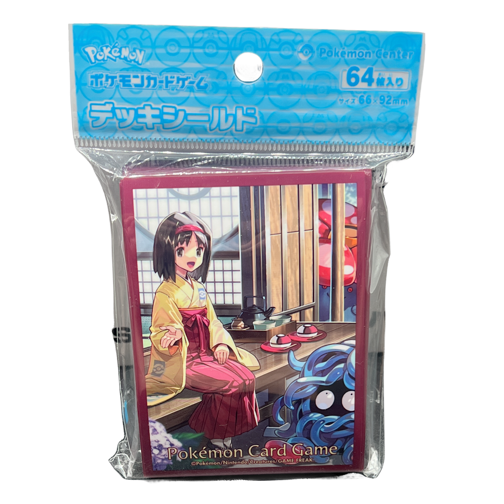 Pokemon trainer Erika's Holiday Card Sleeves 64ct Pokémon Center Japan US SELLER