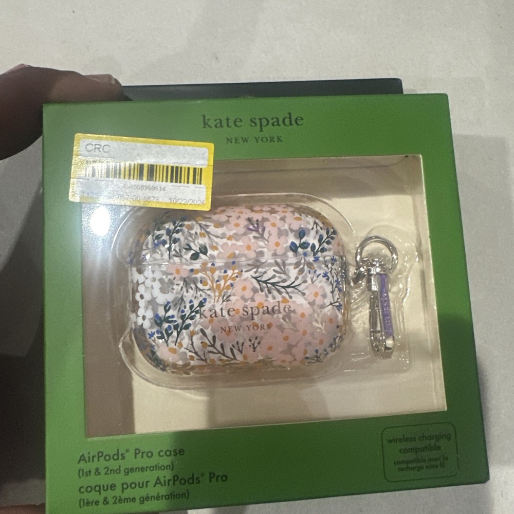 Kate Spade New York AirPods Pro Protective Case with Keychain Ring - Open Box